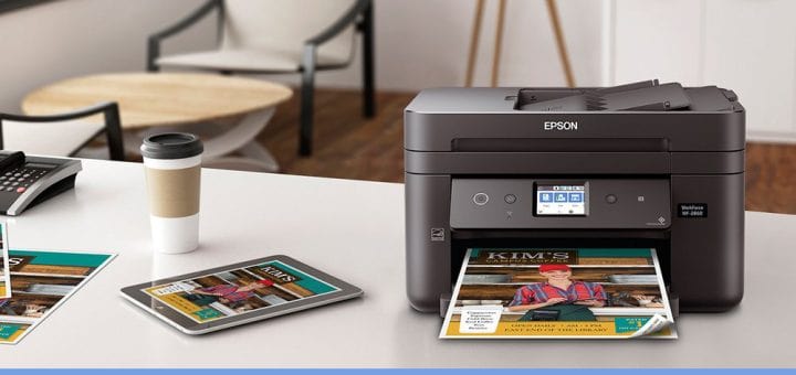 Como faço para que minha impressora Epson wf-2630 passe de offline para online