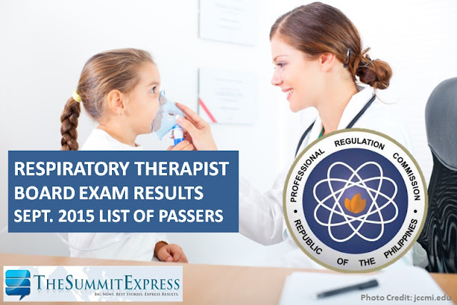 September 2015 Respiratory Therapist board exam