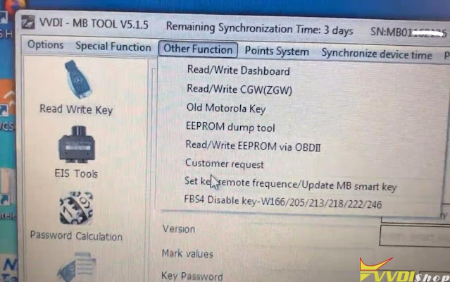 VVDI MB Tool Program Benz W202 All Keys Lost 17