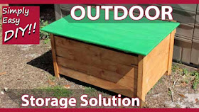 Outdoor storage chest