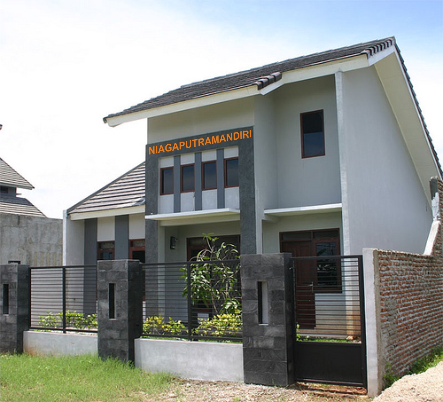 2013 desain rumah  minimalis modern  sederhana 1 2 lantai 