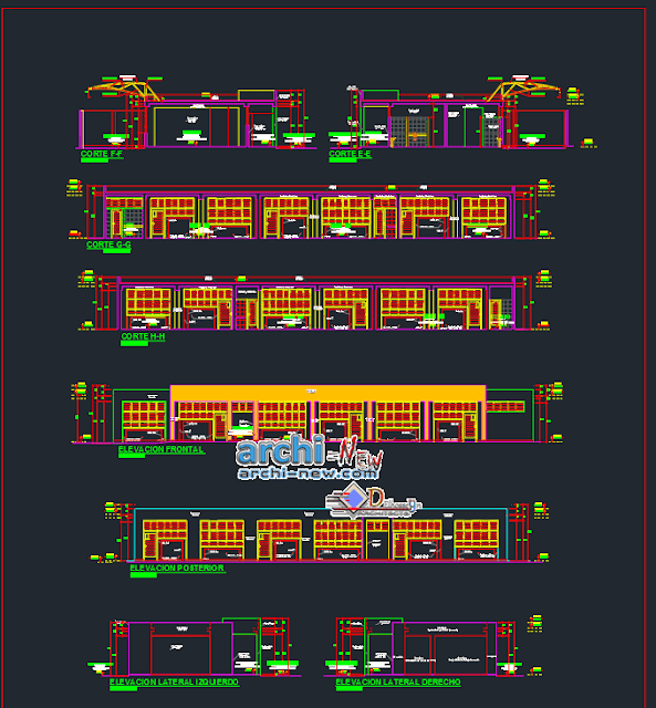 General architecture and model development, for example in AutoCAD 