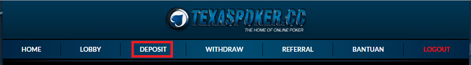 Cara Deposit Dan Withdraw TexaspokerCC