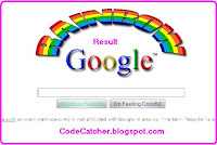 Google Rainbow I'm Feeling Lucky
