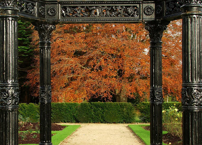 Gazebo in the rose garden