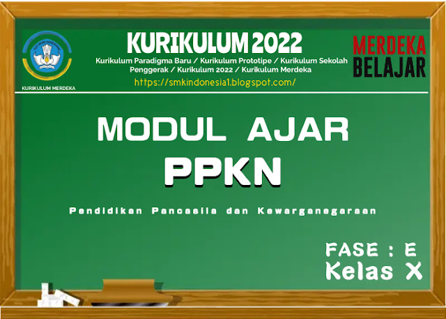 Perangkat Ajar / Modul Ajar PPKN kelas X SMA/SMK