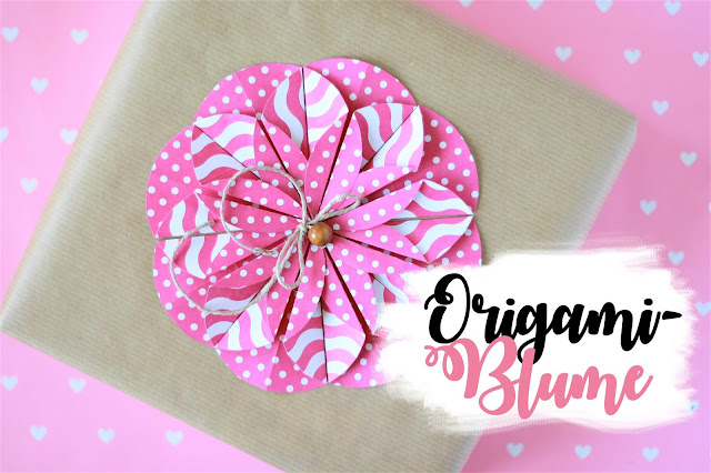 DIY: Origami-Blume basteln