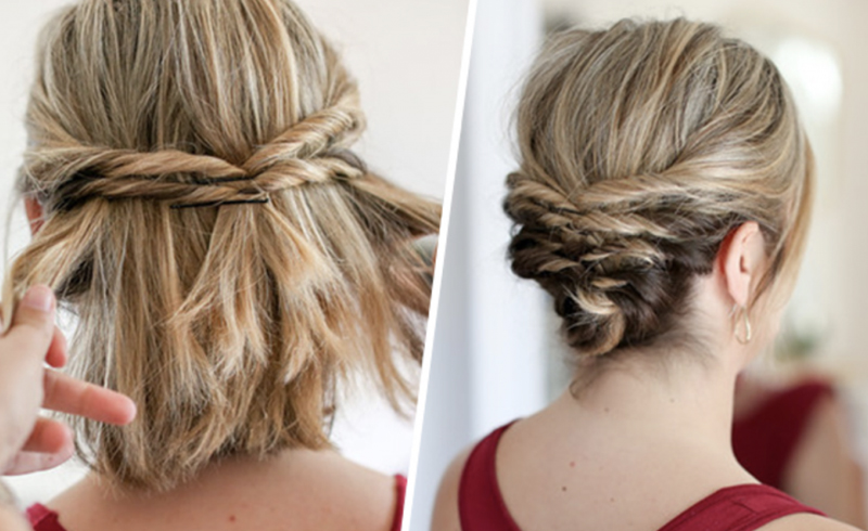  Easy bun hairstyles for people with short hair