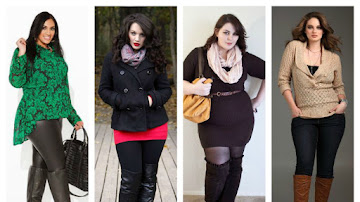 Outfits con botas para mujeres plus size 2023