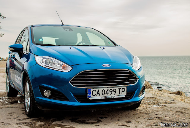 The tested 2014 Ford Fiesta has a 1.0 EcoBoost petrol engine that produces 123 hp.