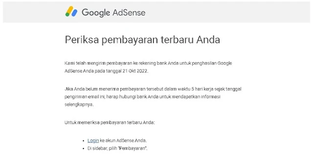 Cara Menerima Pembayaran Google AdSense Melalui Bank BNI