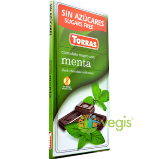 Cioco neagra cu menta GF, Sugar Free adauga in cos aici