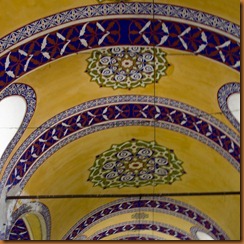 Istanbul, bazaar ceiling