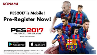 PES 2017 Tersedia Untuk Versi Mobile