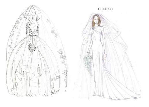 vera wang wedding dresses melbourne. Sketches by Vera Wang amp; Gucci