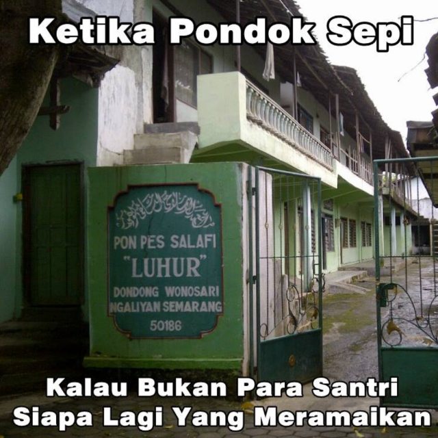 Ketika Pondok Sepi ~ Meme Comic Santri : Info Dunia Santri 