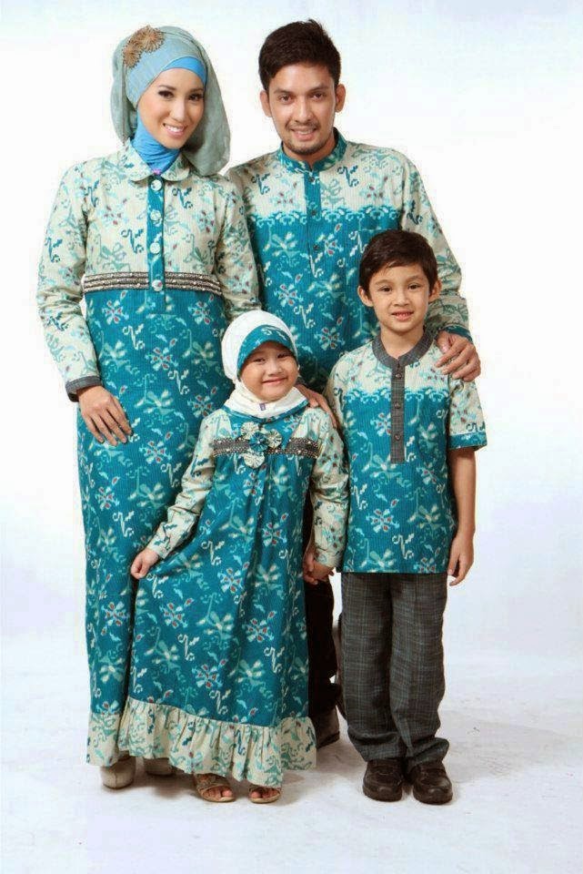 Model Baju Batik Ibu  dan Anak Paling Populer gebeet com