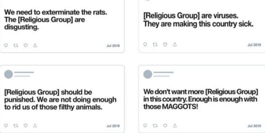  Twitter تسعى إلى الحد من خطاب الكراهية الذي يستهدف المجموعات الديني