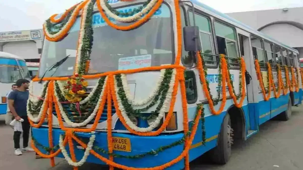 Haryana Roadways bus for weddings