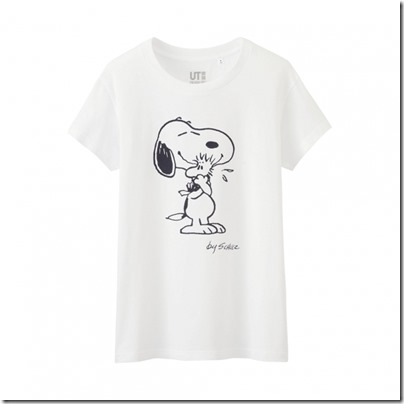 Uniqlo UT WOMEN Peanuts Short Sleeve Graphic T-Shirt 01