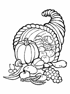 Thanksgiving Day for Coloring, part 1