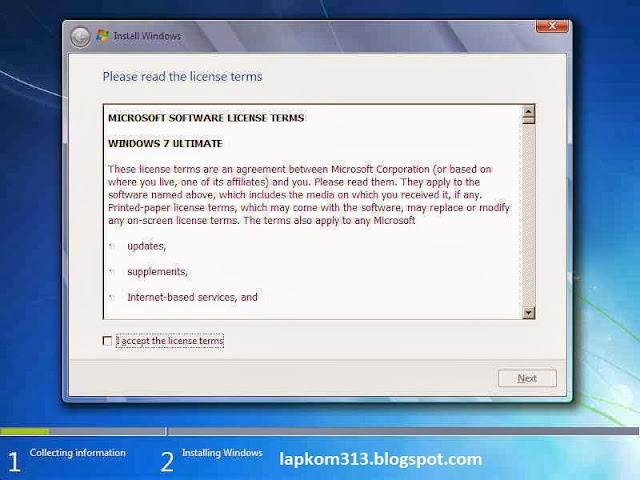 Panduan Menginstall windows 7