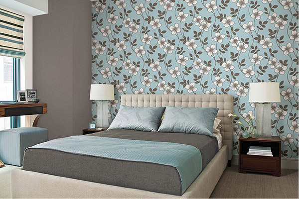 Sorting floral wall wallpapers for bedroom decor