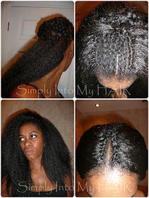 Long straight crochet braids