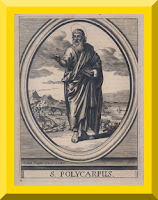 Saint Polycarp of Smyrna engraving