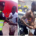 Taxi driver stripped by policeman for allegedly violating traffic law (Photos) 