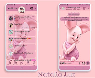 Pig Baby Theme For YOWhatsApp & Fouad WhatsApp By Natalia Luz