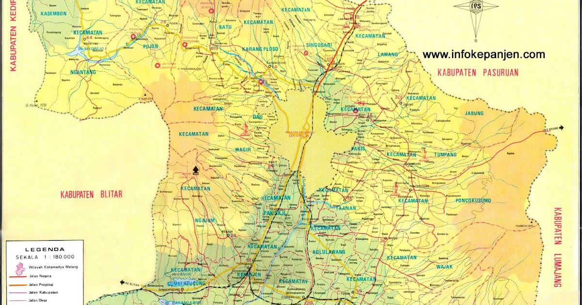  Peta  Kota Peta  Kabupaten Malang