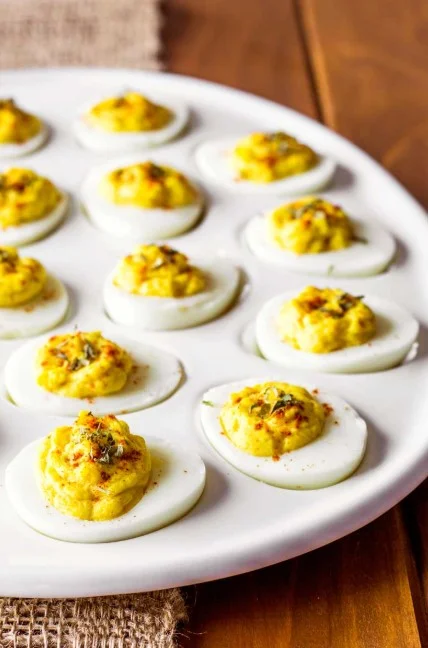 THE BEST DEVILED EGGS