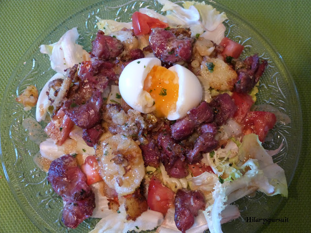 Salade de gésiers à la salardaise