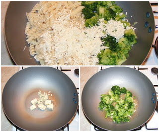 retete cu paste, retete cu broccoli, preparare reteta de paste cu broccoli si branza la tigaie, preparate din paste, preparate din broccoli, retete culinare, 