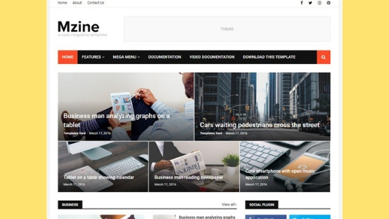 Mzine Blogger Theme | Best Theme For Tech News And Review Sites
