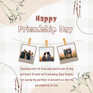 Image of Happy Friendship Day Quotes for Girl Best-friend