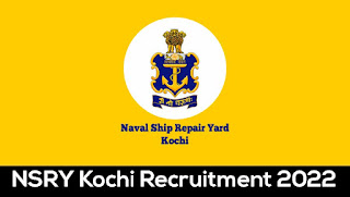NSRY Kochi Recruitment 2022 - Apply For Latest 230 Apprentice Vacancies - @ www.indiannavy.nic.in