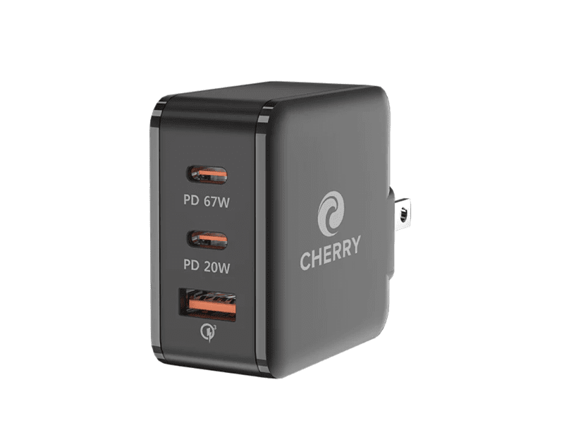 Cherry Nitro GaN Pro 67W fast wall charger now available in PH: Two USB-C, One USB-A, PHP 1.2K price