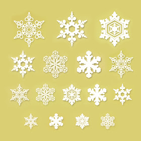 Nail Stickers, Nail Sticker Snow Flowers, Snow-shaped Nail Sticker