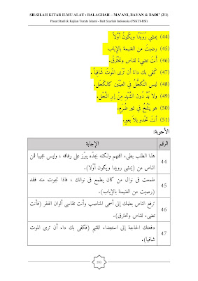 ISTI’ARAH TAMTSILIYYAH (Ilmu Balaghah: Ma'ani, Bayan & Badi')