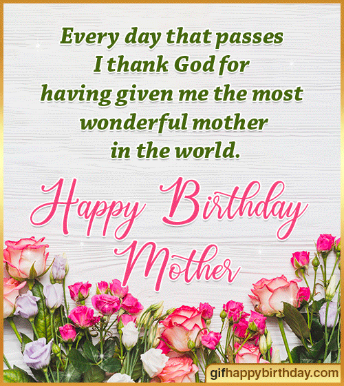 happy birthday mother message