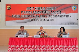 Tim Itwasda Polda Papua Laksanakan Audit Kinerja Tahap I di Polres Sarmi 