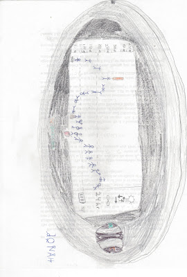 Stick Figure bounces around the blood sugar range inside of a Dexcom