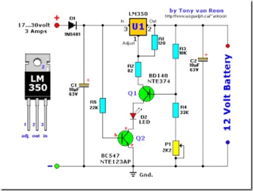 12v 100ah Battery Charger Circuit Diy Electronics Projects