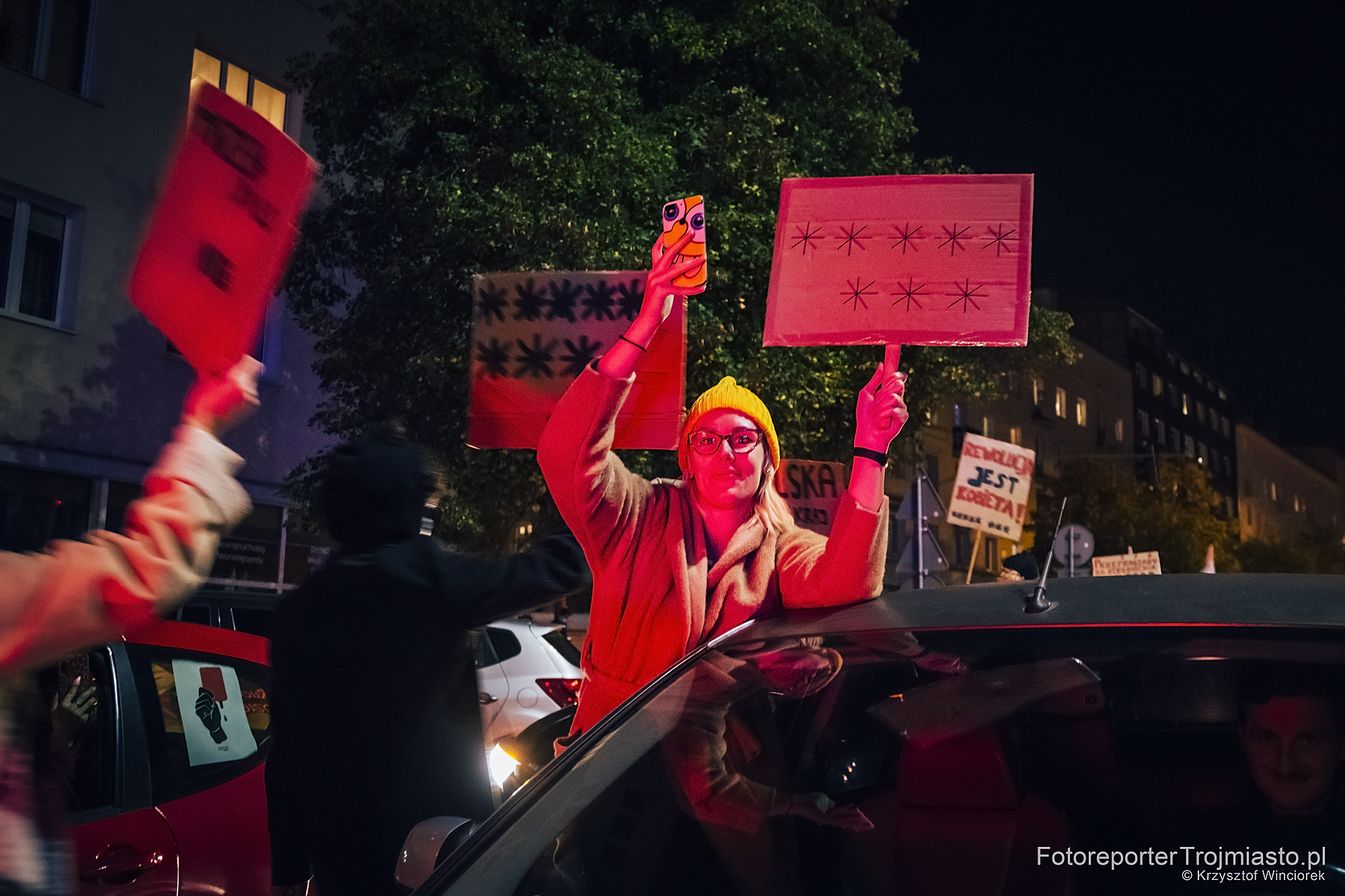 Demonstracja Strajku Kobiet, Gdynia 28.10.2020, Czarny Protest, Czarna Środa, Anty PiS