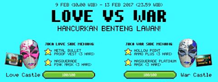 Informasi Dan Cara Mengikuti Event LOVE vs WAR PB Garena Indonesia