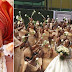 Photos: Nigerians Stunned As Linda Ikeji's Baby Sister, Sandra Ikeji, Storms Her Wedding With 200 Gorgeous Bridesmaids