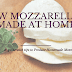 How mozzarella is made at home