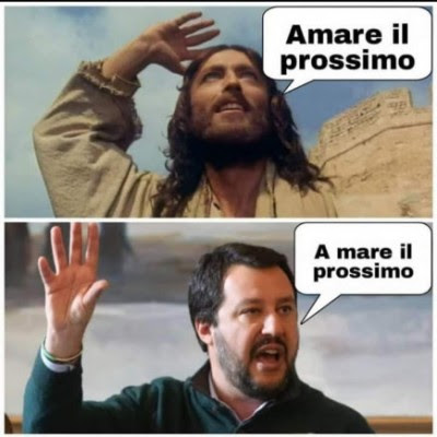 Salvini: “Tu non puoi nominare Gesù”